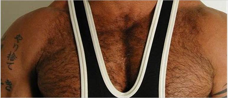 Hairy male nipples